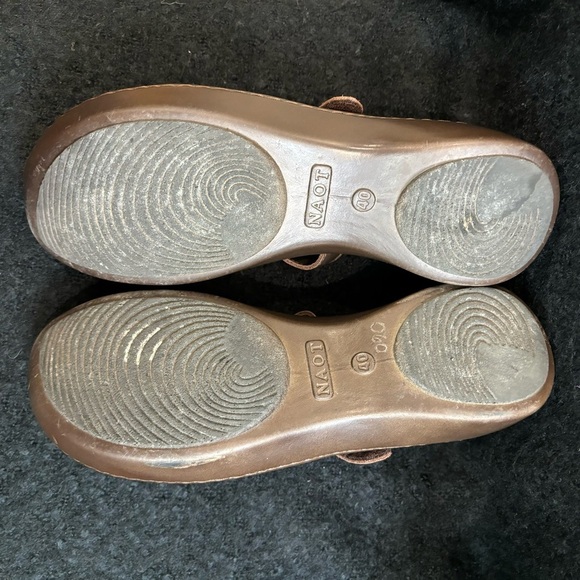 NAOT Sz 9 Kirei Colour Block Velcro Closure Comfort Leather Mary Jane Shoes - Picture 10 of 11